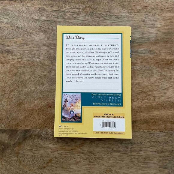 5/$20 NEW Nancy Drew Diaries #6 SECRET at MYSTIC LAKE Book - Picture 3 of 4